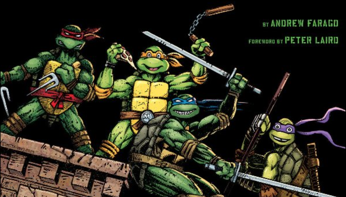 'Teenage Mutant Ninja Turtles: The Ultimate Visual History' cover art