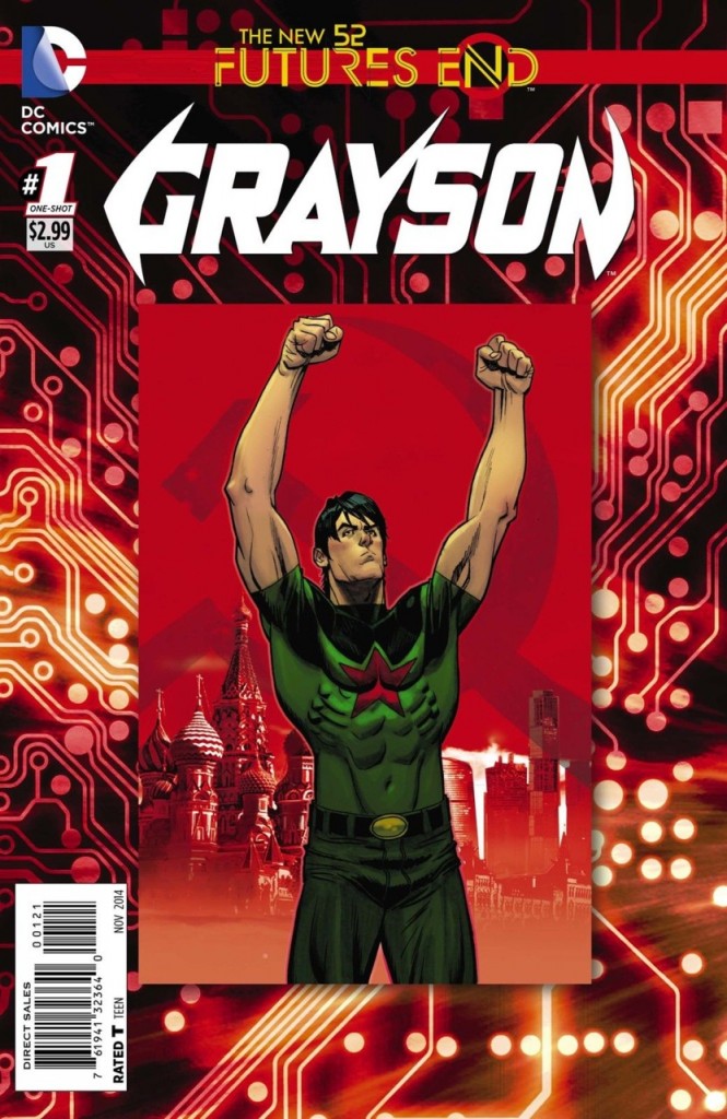 'Grayson - Futures End' #1 cover by Andrew Robinson