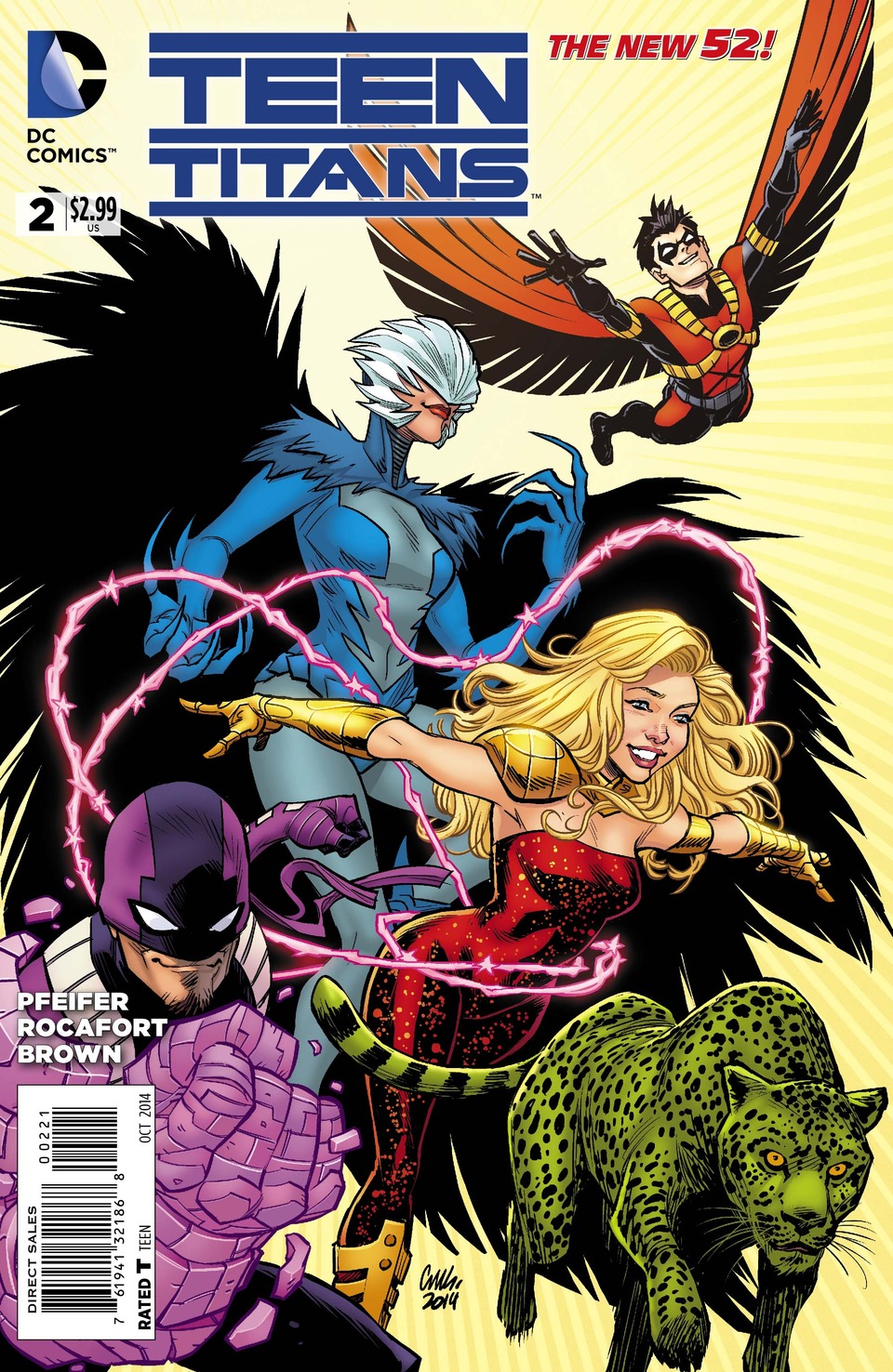 Variant cover art for 'Teen Titans' #2 by Cameron Stewart & Nathan Fairbairn