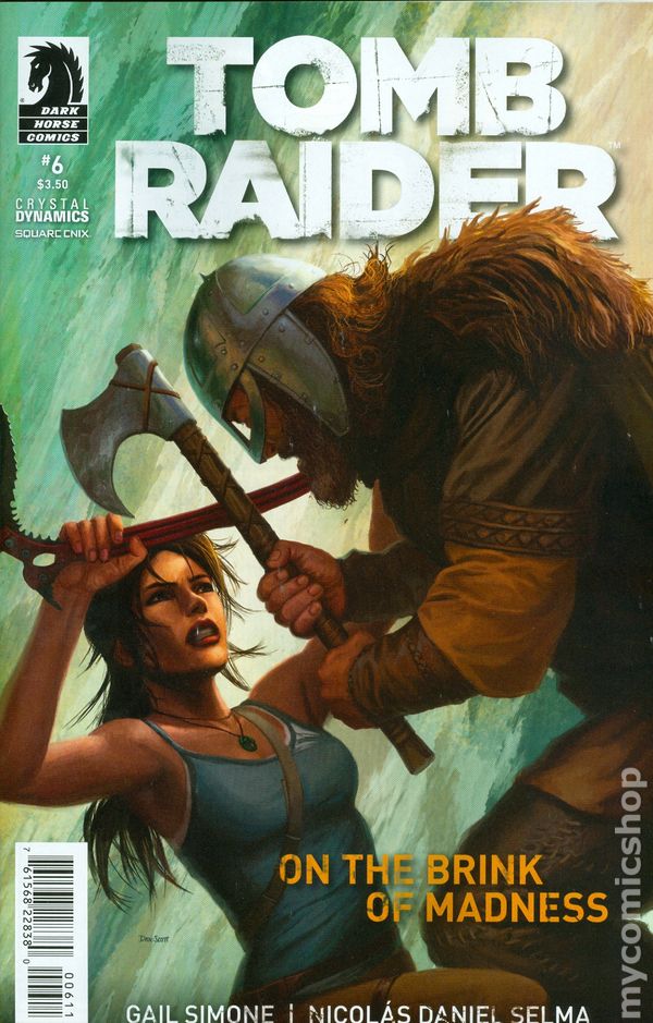 Cover art for 'Tomb Raider' #6 by Dan Scott