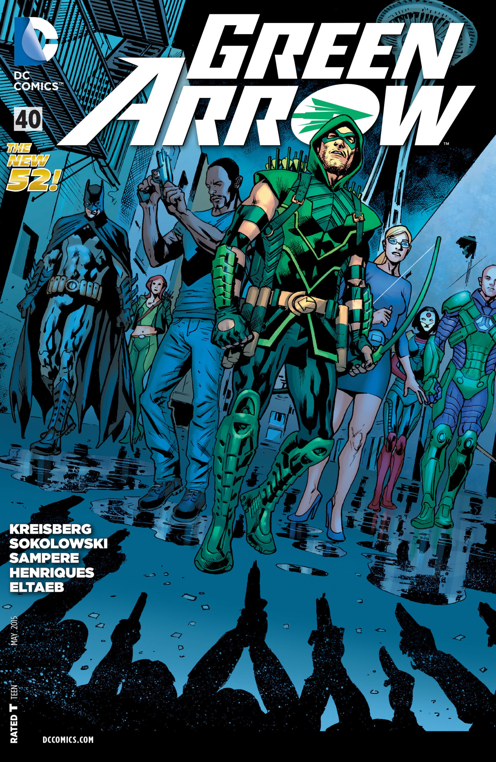 Cover art for 'Green Arrow' #40 by Bryan Hitch & Alex Sinclair