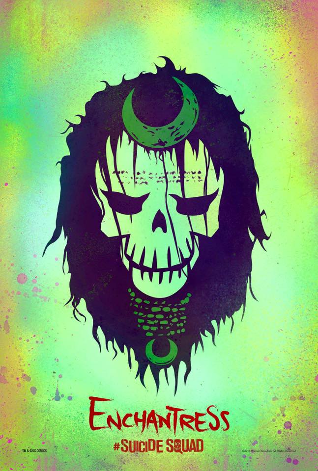 Enchantress poster artwork for 'Suicide Squad'