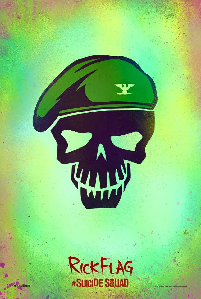 Rick Flag poster artwork for 'Suicide Squad'