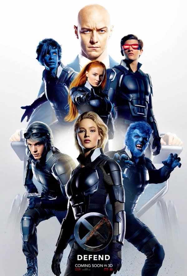 The heroes of 'X-Men: Apocalypse'