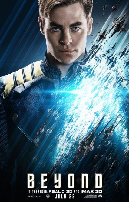 Chris Pine as Kirk in 'Star Trek Beyond