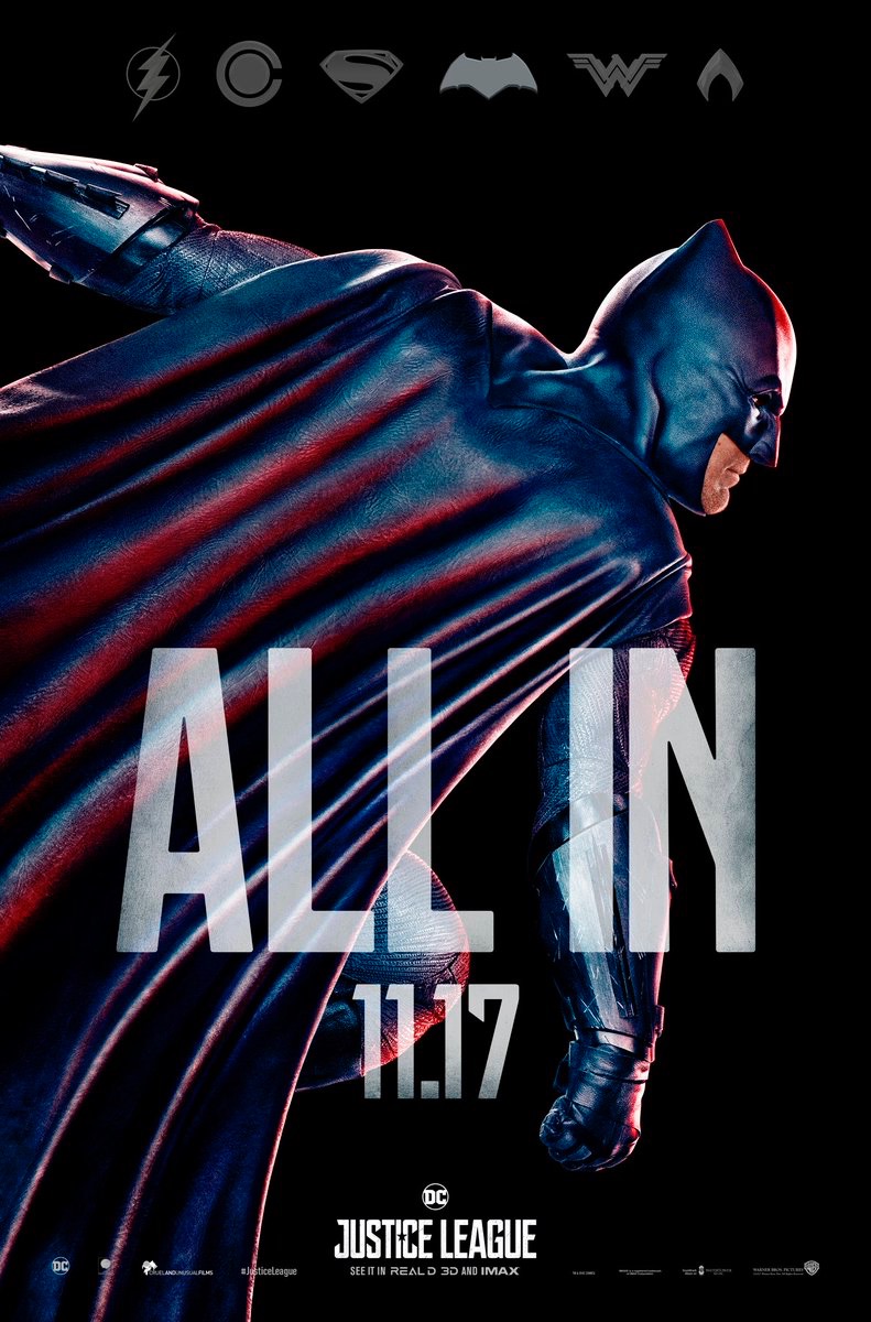 Ben Affleck as Batman in ‘Justice League’