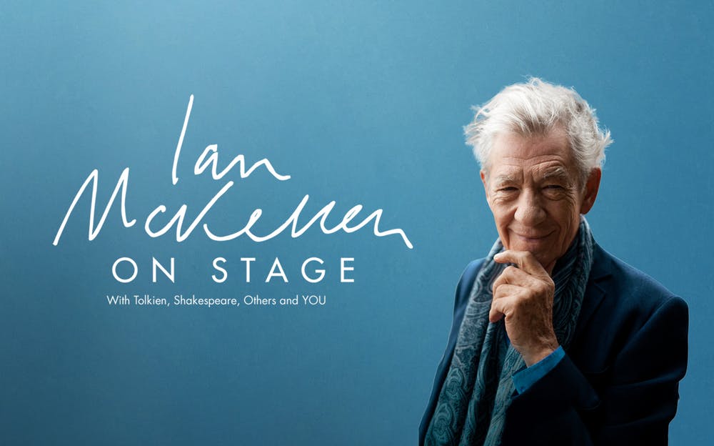 Ian McKellen on stage