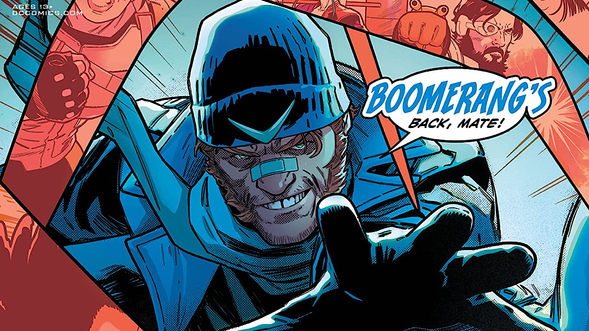 31 Comic Book Superheroes That Wear Blue or Are Blue: Captain Boomerang